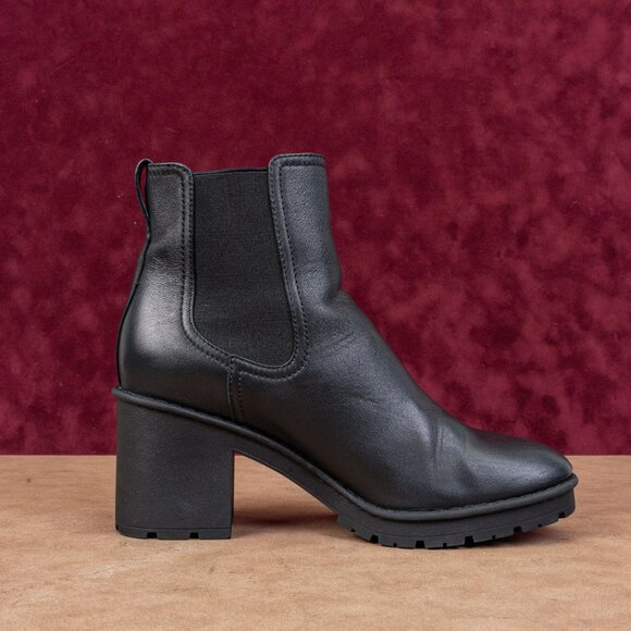 Vince Women Henderson Waterproof Chelsea Black Leather Boots sz 10US EUR 40 - Picture 8 of 8